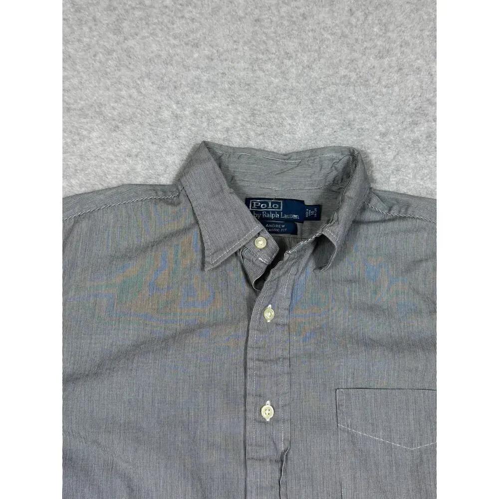 Polo Ralph Lauren Mens Size 16 34/35 Andrew Classic Fit Button Up Shirt